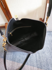 MEDIUM CAMILLE 16 SOFT BAG 36 BLACK IN SMOOTH CALFSKIN