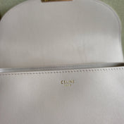 CELINE 25S MEDIUM NINO BAG 25MM IN LIGHT PINK CALFSKIN GOLD HARDWARE
