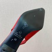 LP POINTED TOE MID-HEEL SLINGBACK ROSE CALFSKIN