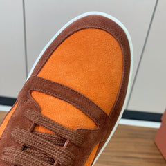 LP NEWPORT WALK SNEAKERS ORANGE SUEDE