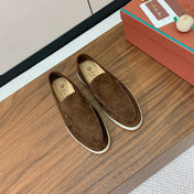 LP LOAFERS 25S IN DARK BROWN SUEDE
