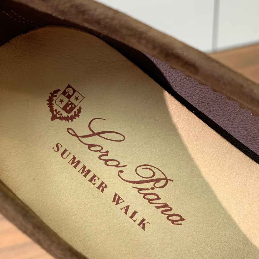 LP LOAFERS 25S IN DARK BROWN SUEDE