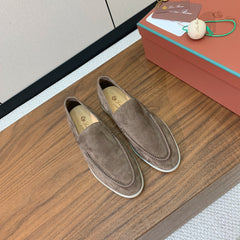 LP LOAFERS 25S IN SMOKY BROWN SUEDE