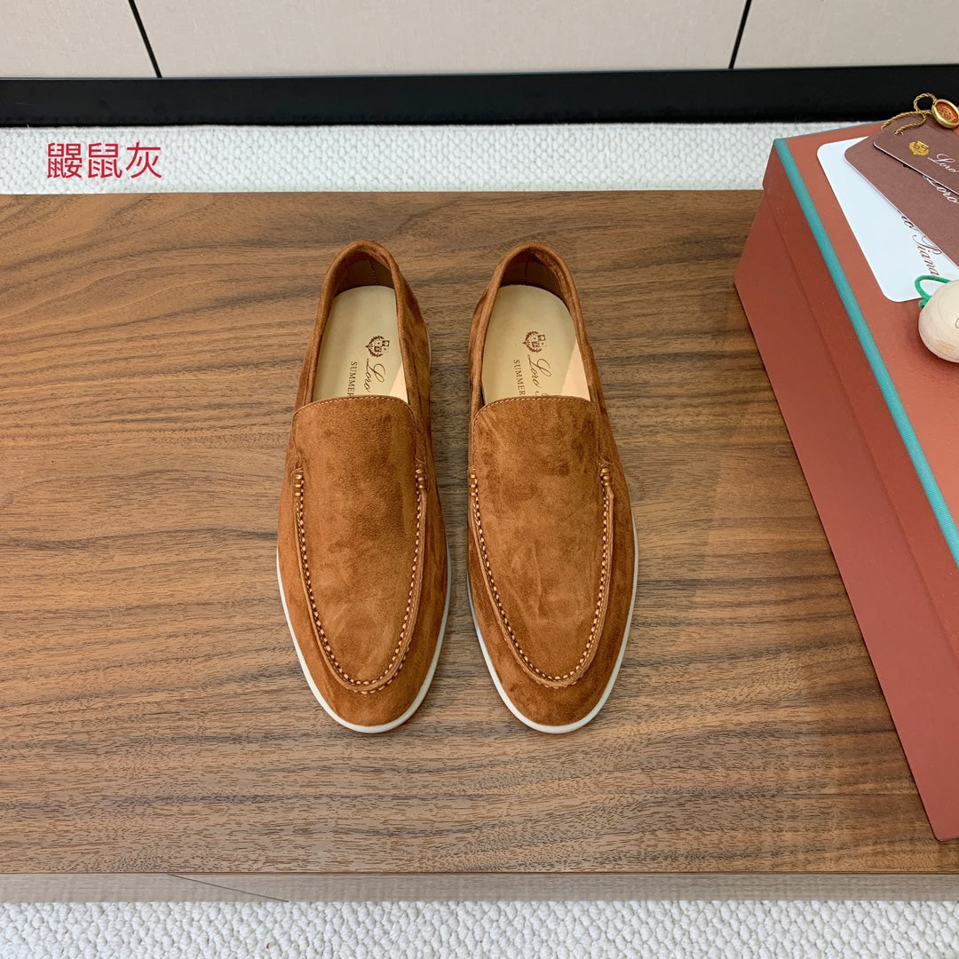 LP LOAFERS 25S IN BROWN SUEDE