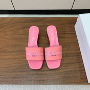 DIOR 25S HIGH-HEEL SANDALS 40 MM IN PINK CALFSKIN
