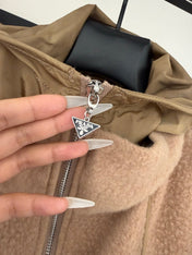 PRADA 25S KHAKI KNIT JACKET 332