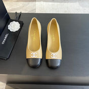 PUMP DARK CREAM MIX BLACK CALFSKIN