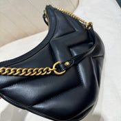 GG SMALL 26 MARMONT BAG IN BLACK CALFSKIN