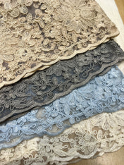 LP 26S EMBROIDERED CASHMERE PANTS 628