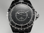 J12 Automatic Black Ceramic Black Numerals Black Dial Black Steel Hands