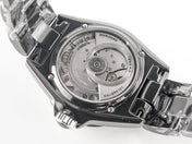 J12 Date Automatic Black Ceramic White Numerals Black Dial Black Steel Hands