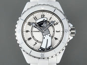 J12 38mm Mademoiselle Automatic White Ceramic
