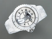 J12 38mm Mademoiselle Automatic White Ceramic