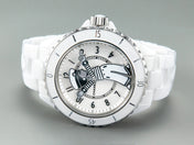 J12 38mm Mademoiselle Automatic White Ceramic