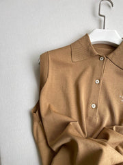 PRADA SLEEVELESS POLO SHIRT STYLE 155