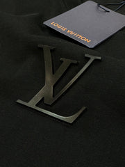 LV T-SHIRT IN BLACK MODAL COTTON 238790