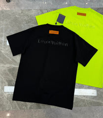 LV T-SHIRT IN BLACK MODAL COTTON 238790