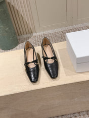 DIOR 26S MARY JANE KITTEN HEEL 40MM IN BLACK CROCODILE EMBOSSED CALFSKIN