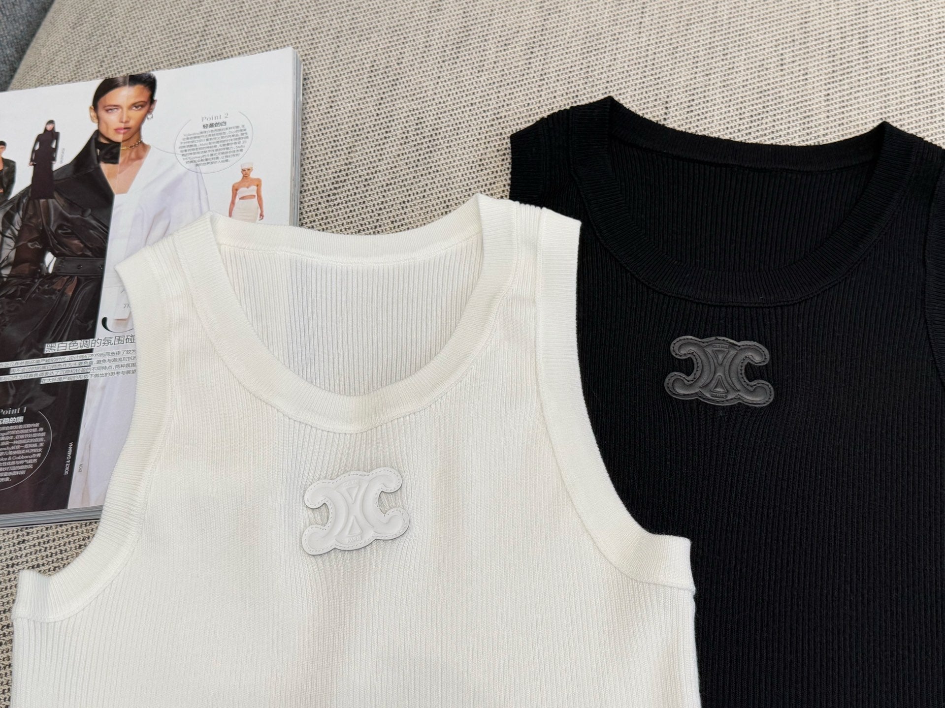 Celine Tank Top Tencel Fabric 232711