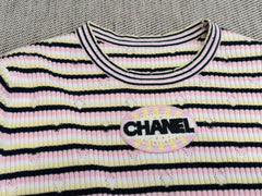 Chanel T- Shirt Pink Yellow mix Black Tencel 232702