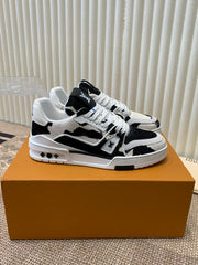 LV TRAINER SNEAKER BLACK MIX WHITE