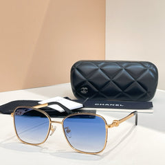SQUARE SUNGLASSES CH4289Q IN METAL