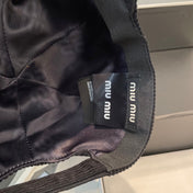 MM BASEBALL CAP IN BLACK VELVET