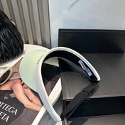 MM SPORT VISOR CAP IN PASTEL GREEN MIX WHITE FABRIC