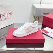 VALENTINO 25S UPVILLAGE SNEAKERS IN WHITE MIX BEIGE STYLE 2