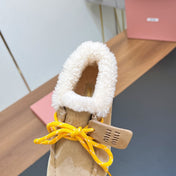 CHUKKA BOOTS IN BEIGE SUEDE WITH WOOL LINING