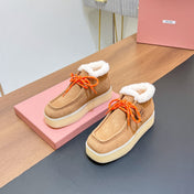 CHUKKA BOOTS IN CIDER BROWN SUEDE WITH WOOL LINING