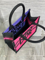 BOOK TOTE 26 CM IN COLORFUL CANVAS 226509