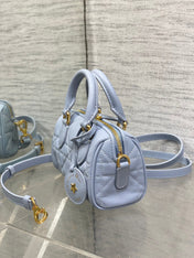 GROOVE MINI 17 BAG IN LIGHT BLUE LAMBSKIN