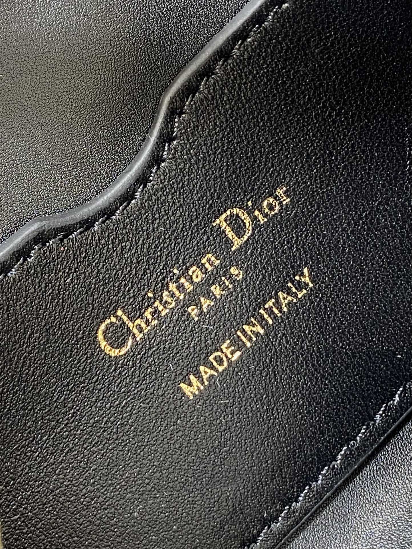 MISS CARO CIGALE MINI 24 BAG IN BLACK MACROCANNAGE LAMBSKIN