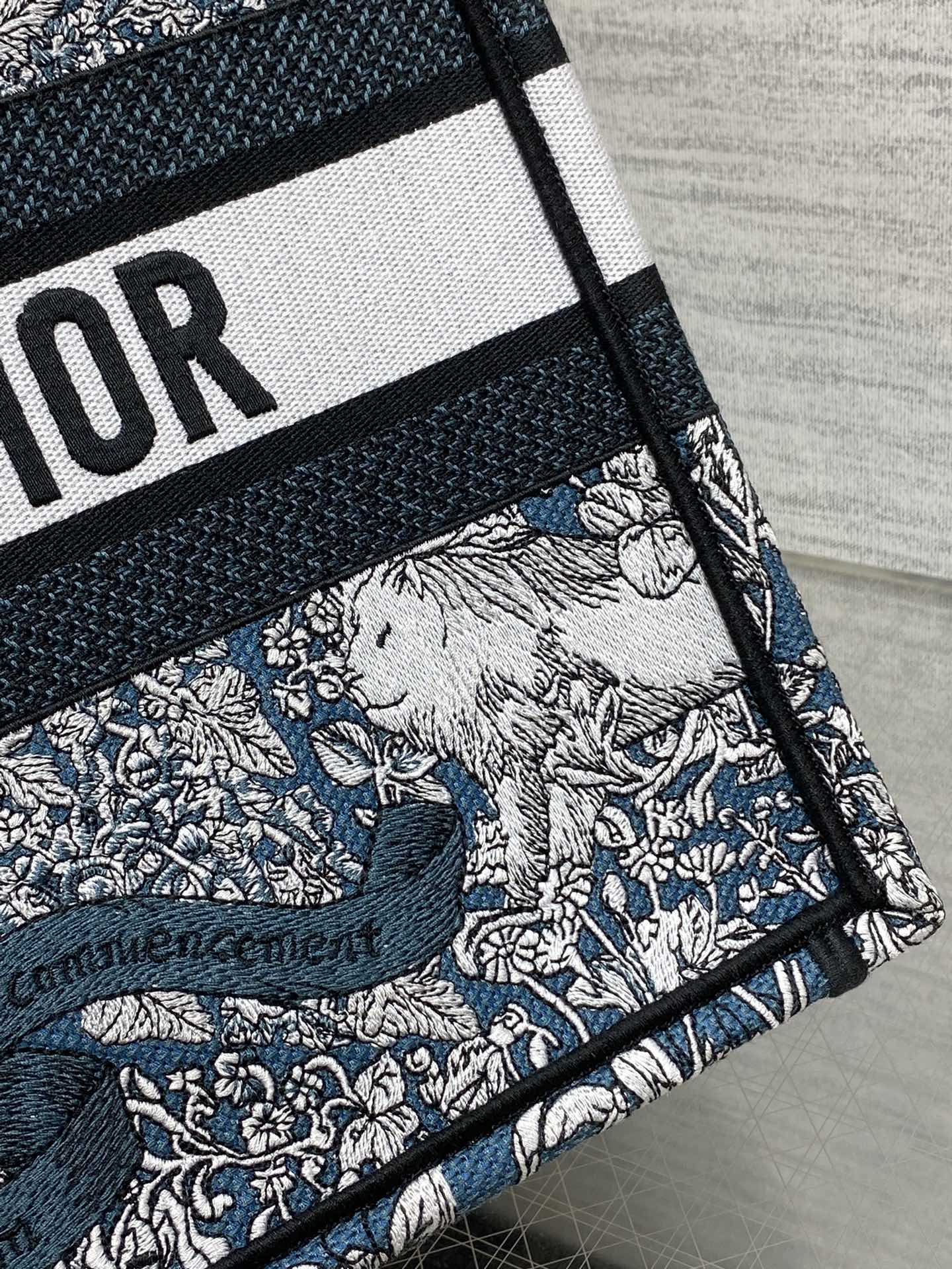 MEIDUM 36 BOOK TOTE IN BLACK CANVAS 226297