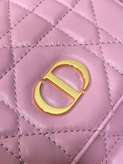 MEDIUM 25 CARO BACKPACK FLAMINGO PINK MACROCANNAGE LAMBSKIN