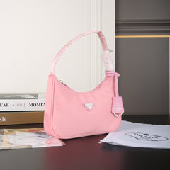 HOBO RE-EDITION BAG 22 IN BABY PINK RE-NYLON