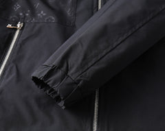 LV HOODED JACKET BLACK MONOGRAM 239039