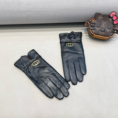 TOUCHSCREEN GLOVES IN BLACK SHEEPSKIN 391498