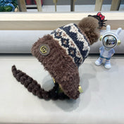 BEANIE HAT IN COLORFUL WOOL 400960