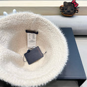 BUCKET HAT IN BEIGE RABBIT FUR 404832