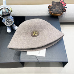 KHAKI BROWN BUCKET HAT 411348