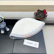 BUCKET HAT IN WHITE LAMB FUR 419468