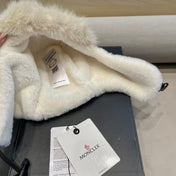 AVATOR HAT IN STEEL GRAY CORDUROY AND FLEECE-LINED 434983