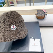 BUCKET HAT IN MOCHA BROWN FLEECE 435039