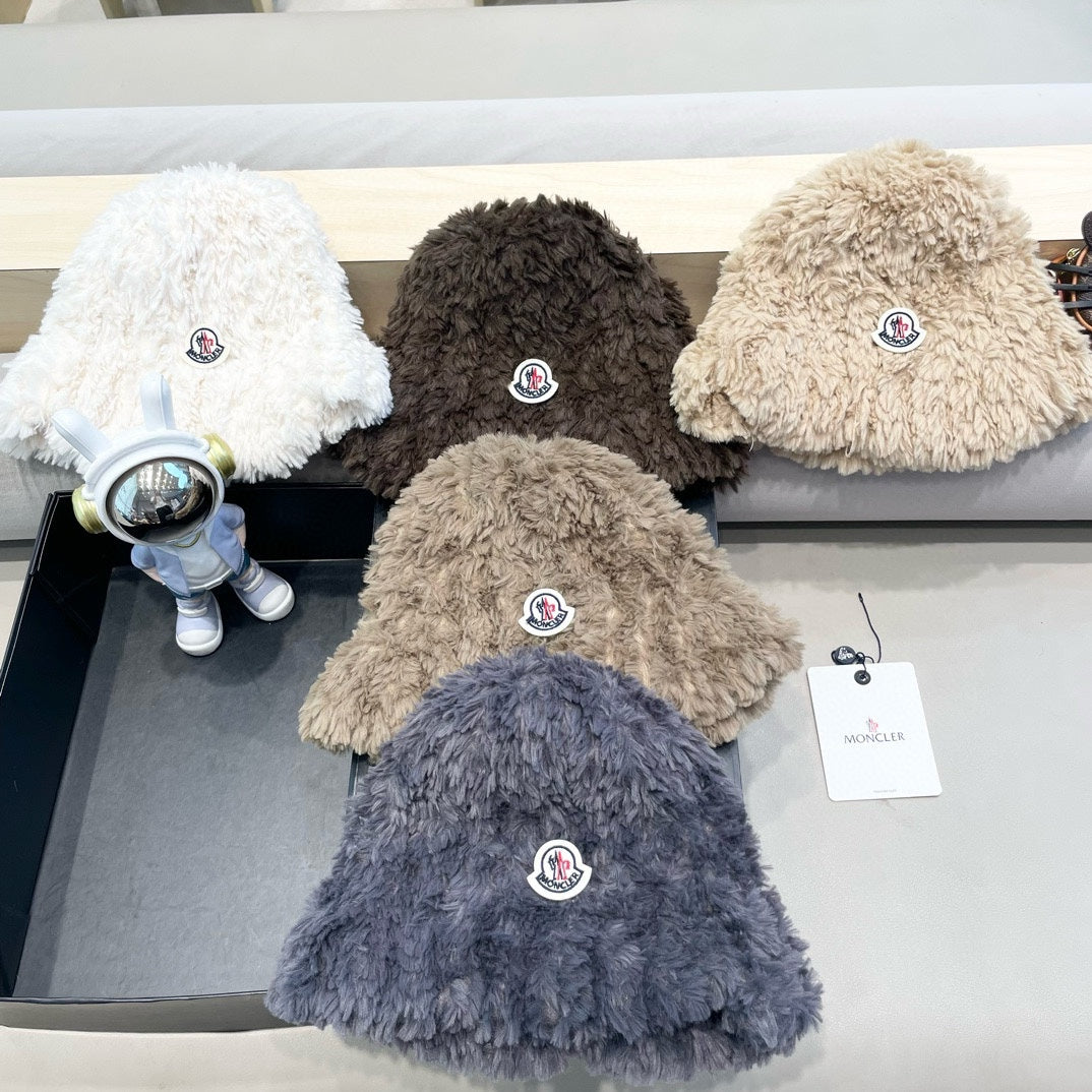 BUCKET HAT IN PEANUT BROWN FLEECE 435042