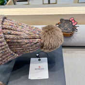 BEANIE HAT IN MEDIUM BROWN WOOL LINED WITH FLEECE 436775