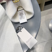 SET SCARF AND HAT IN WHITE CASHMERE 436220