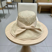 BUCKET HAT MODEL 650698 IN BEIGE FABRIC