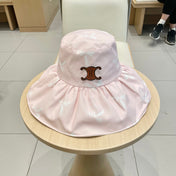 CELINE 25S BUCKET BOW HAT  733401 IN BABY PINK